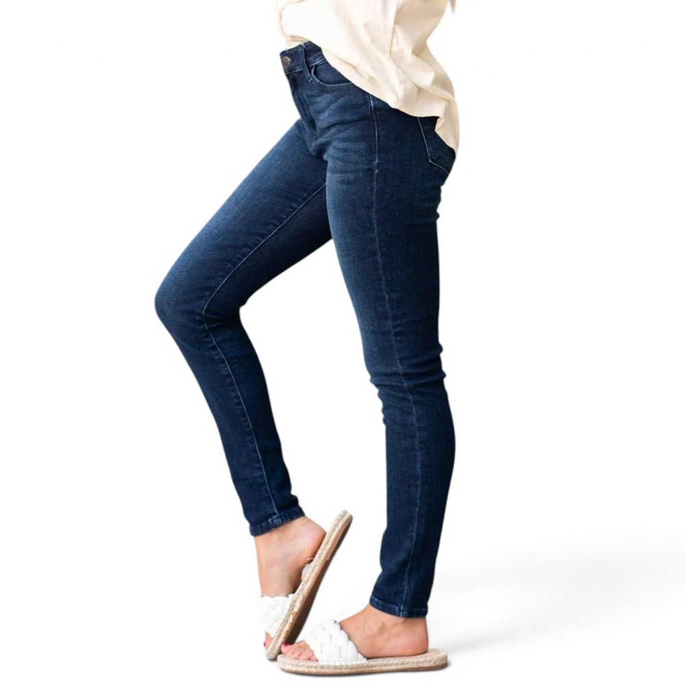 Judy Blue Aspen High Rise Skinny Jeans Womens 5/27 Dark High Waist Stretch NEW